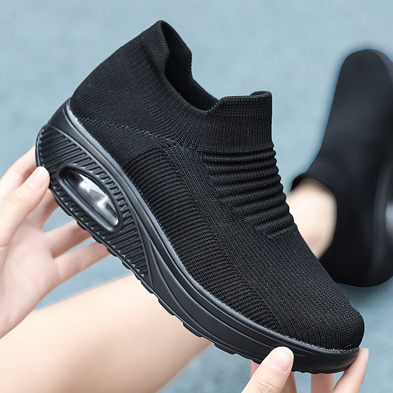 Ethnic Modern Fashion - Sepatu berjalan wanita, sepatu kets Slip-On