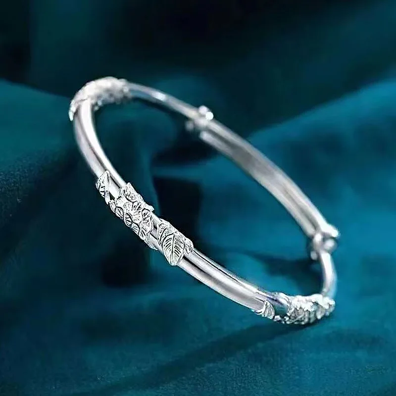 Gelang bunga mekar cantik pera - Ethnic Fashion Design ulasan dan harga