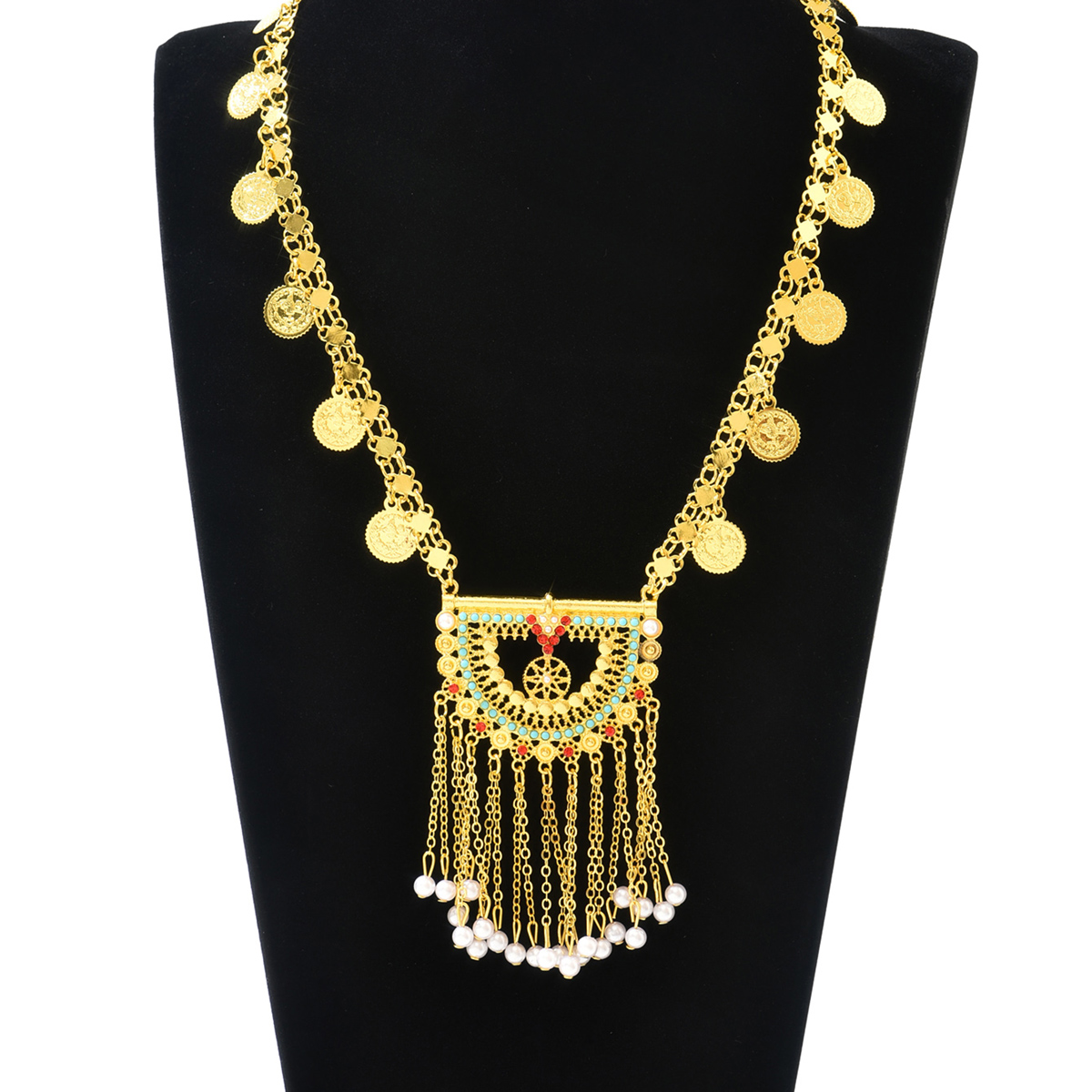 Kalung Wanita Timur Tengah Dub - Ethnic Fashion Co In ulasan dan harga