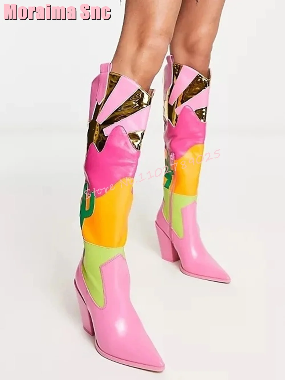 Sepatu Bot Wanita Model Koboi  - Ethnic Fashion Women ulasan dan harga
