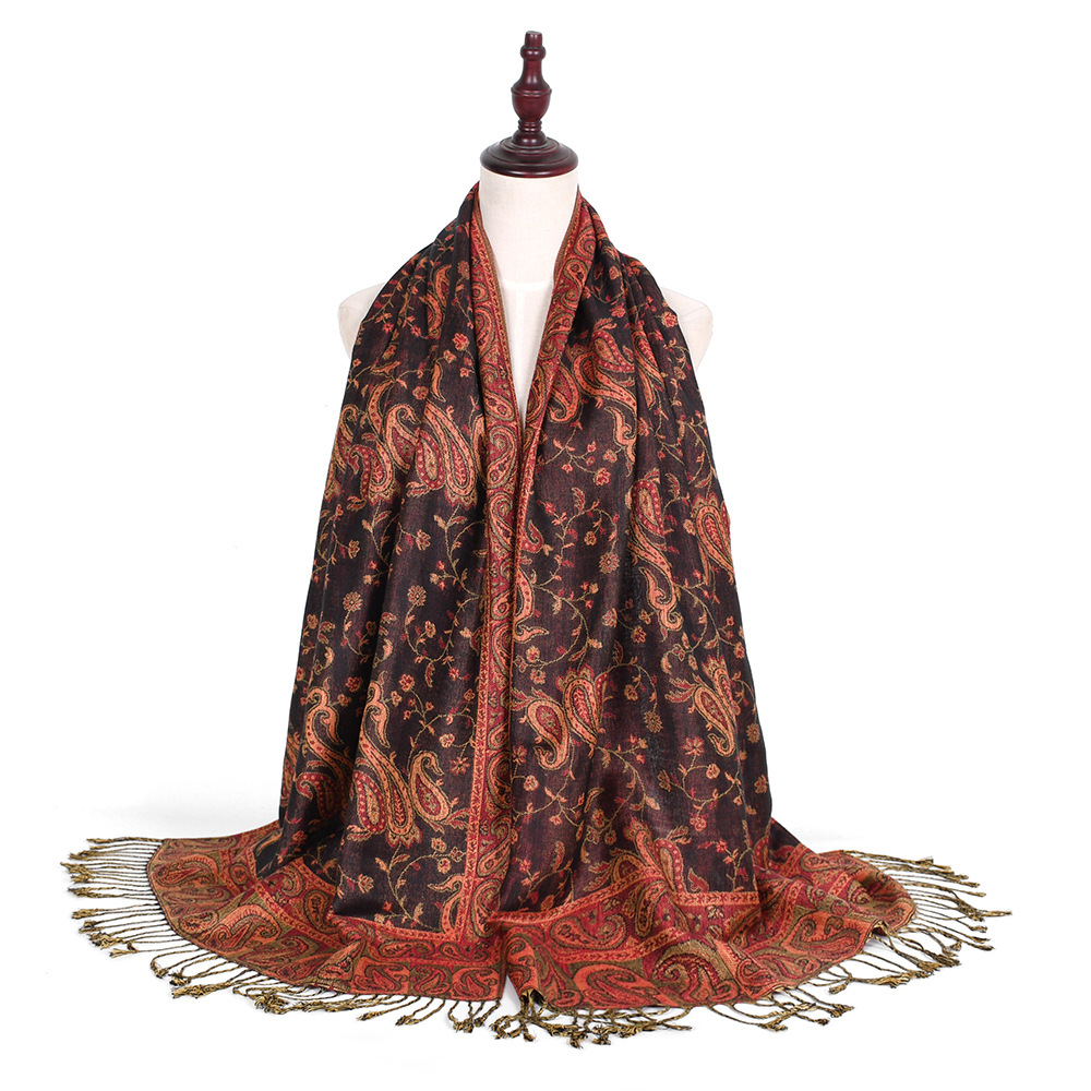 Selendang Pashmina Motif Paisl - Go Ethnic Fashion ulasan dan harga