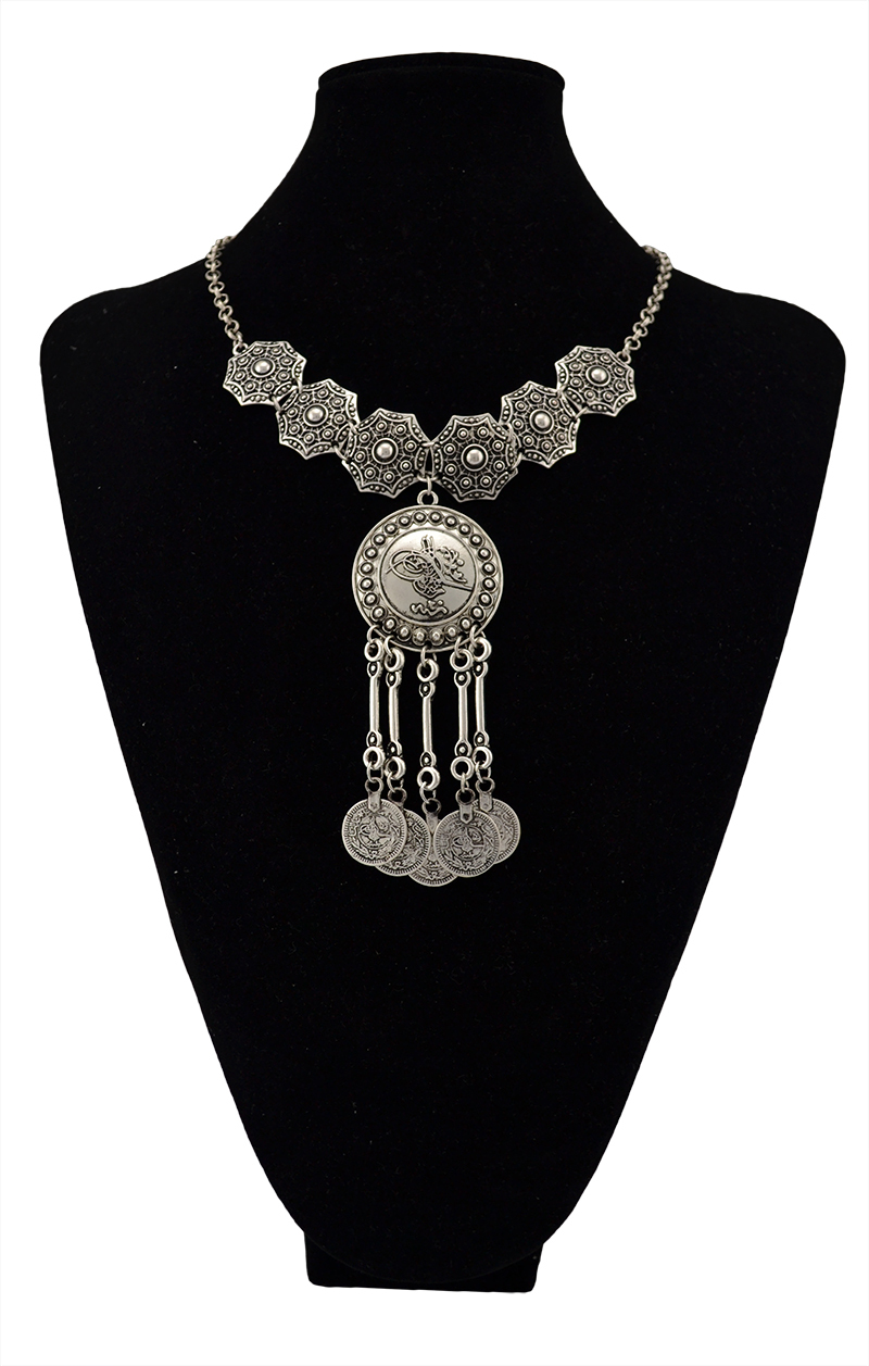 Etnik Gypsy Kalung Rumbai Koin - Ethnic Fashion Co In ulasan dan harga