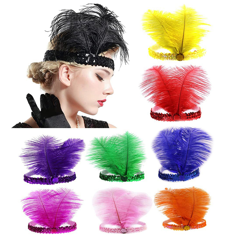 Bando bulu kristal payet, akse - Ethnic Fashion India ulasan dan harga