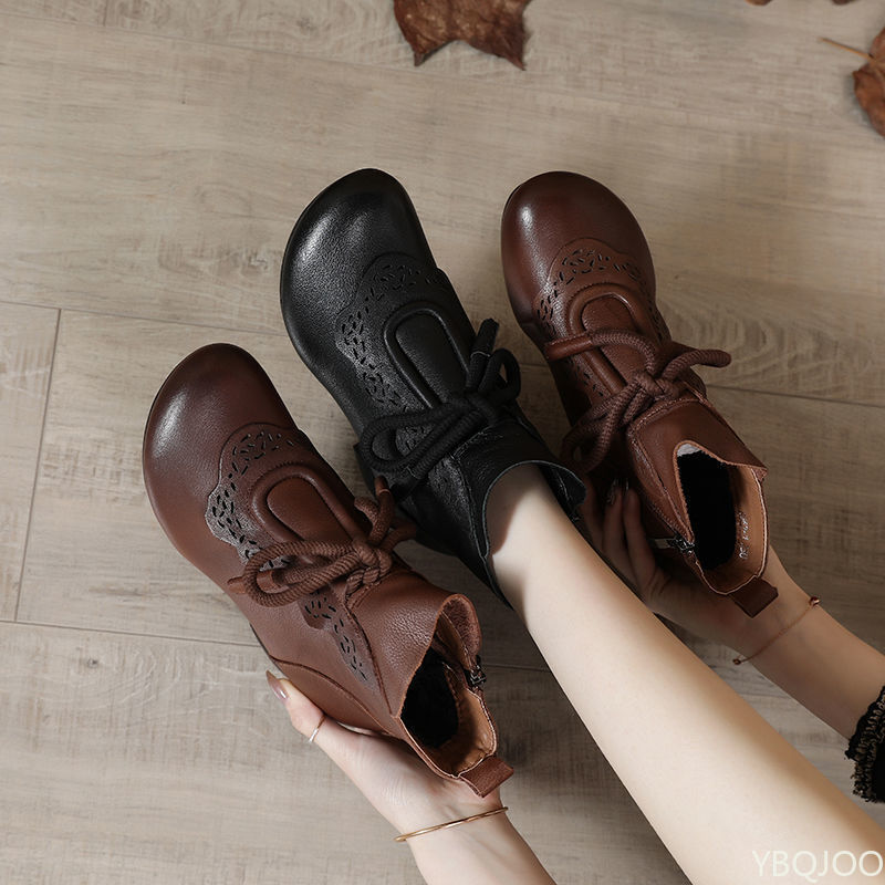 Sepatu Bot Wanita Musim Gugur  - Ethnic Modern Fashion ulasan dan harga