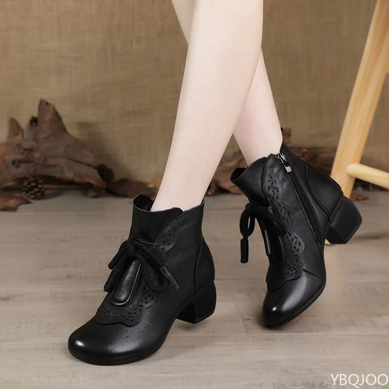 Sepatu Bot Wanita Musim Gugur  - Ethnic Modern Fashion ulasan dan harga