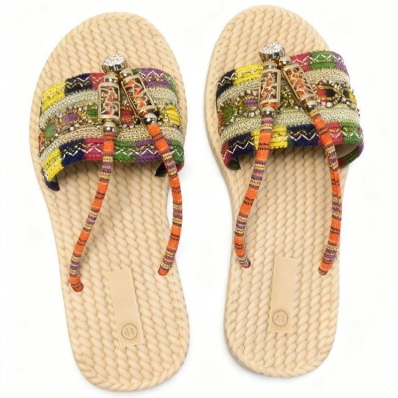 Sandal Wanita Sepatu Tenun Tan - Ethnic Modern Fashion ulasan dan harga