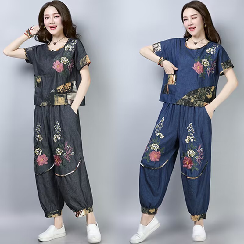 Setelan Wanita Ukuran Besar Ga - New Ethnic Fashion ulasan dan harga