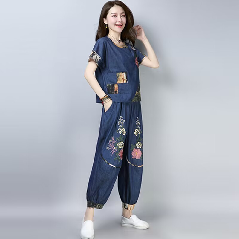 Setelan Wanita Ukuran Besar Ga - New Ethnic Fashion ulasan dan harga