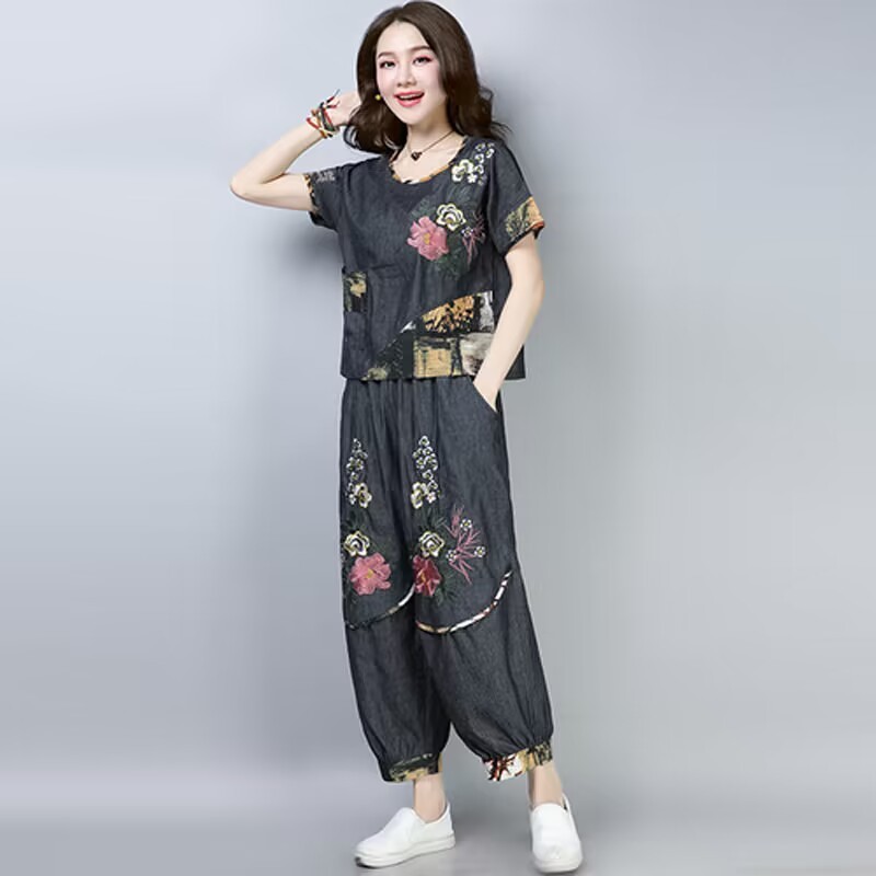 Setelan Wanita Ukuran Besar Ga - New Ethnic Fashion ulasan dan harga