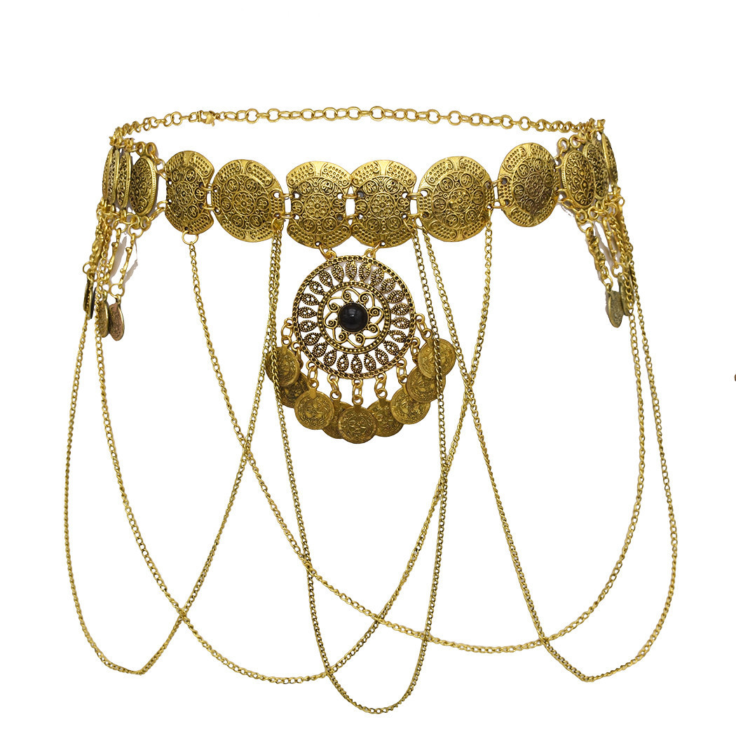 Liontin Rumbai Koin Melingkar  - Ethnic Fashion Co In ulasan dan harga
