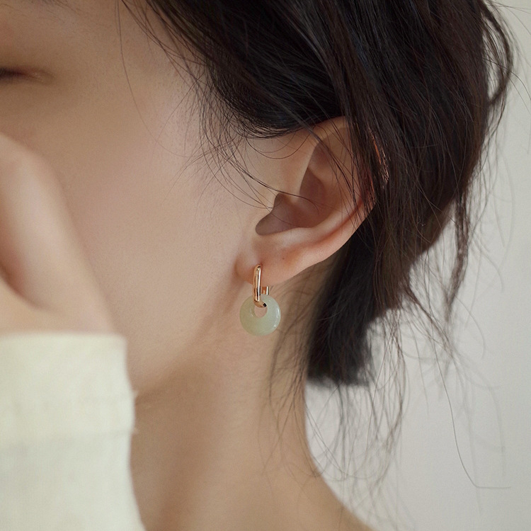 Sam Panda anting-anting Hoop g - Ethnic Fashion Design ulasan dan harga