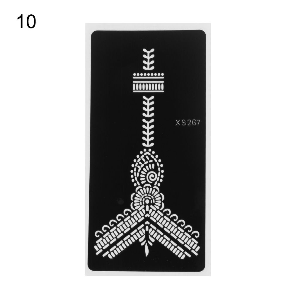 Stiker Stencil Template Henna  - Ethnic Fashion India ulasan dan harga