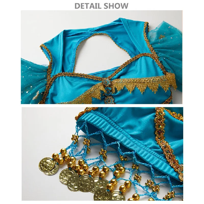 Gaun Atasan Tari Perut Cosplay - Ethnic Fashion India ulasan dan harga