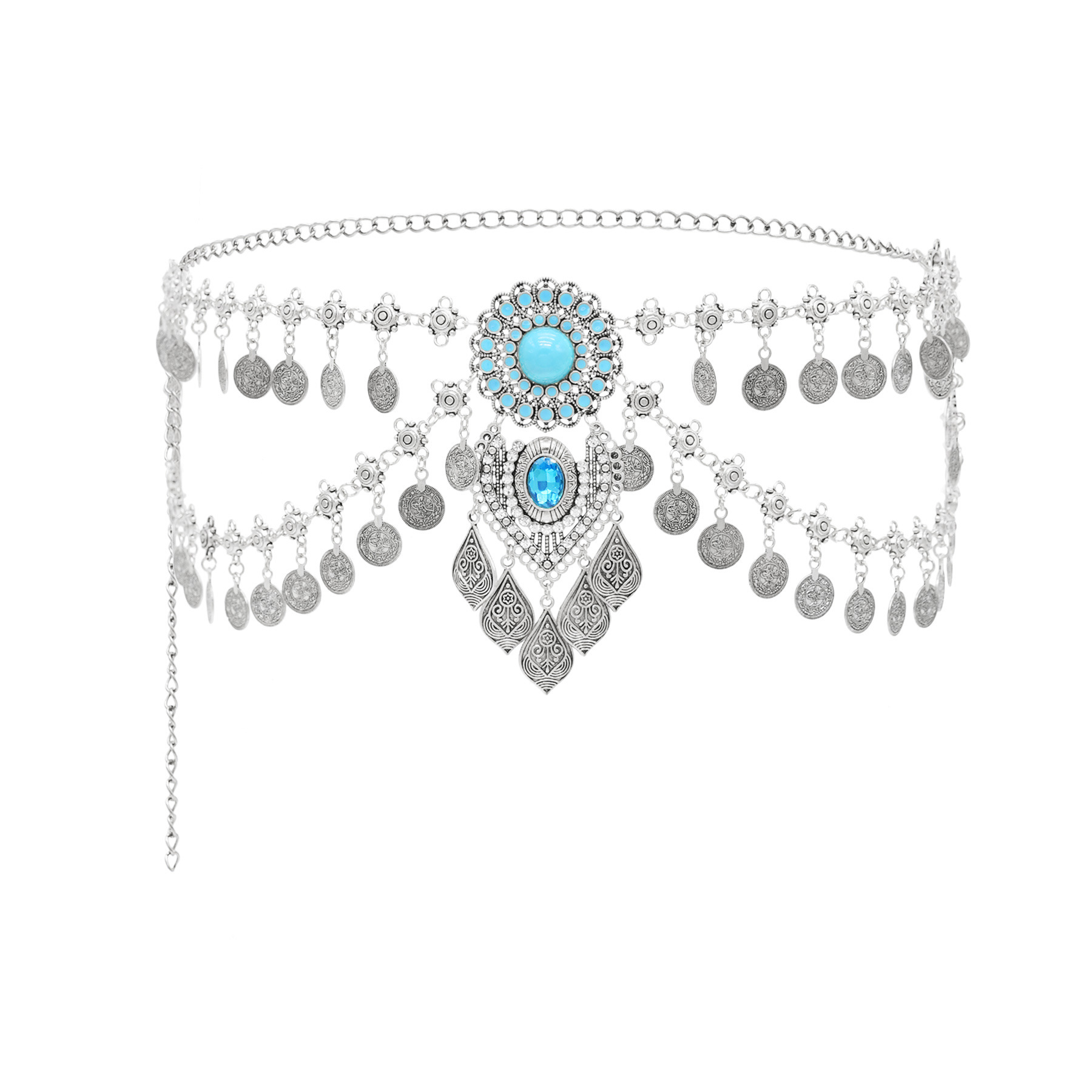 Rantai pinggang koin Bohemian  - Ethnic Modern Fashion ulasan dan harga