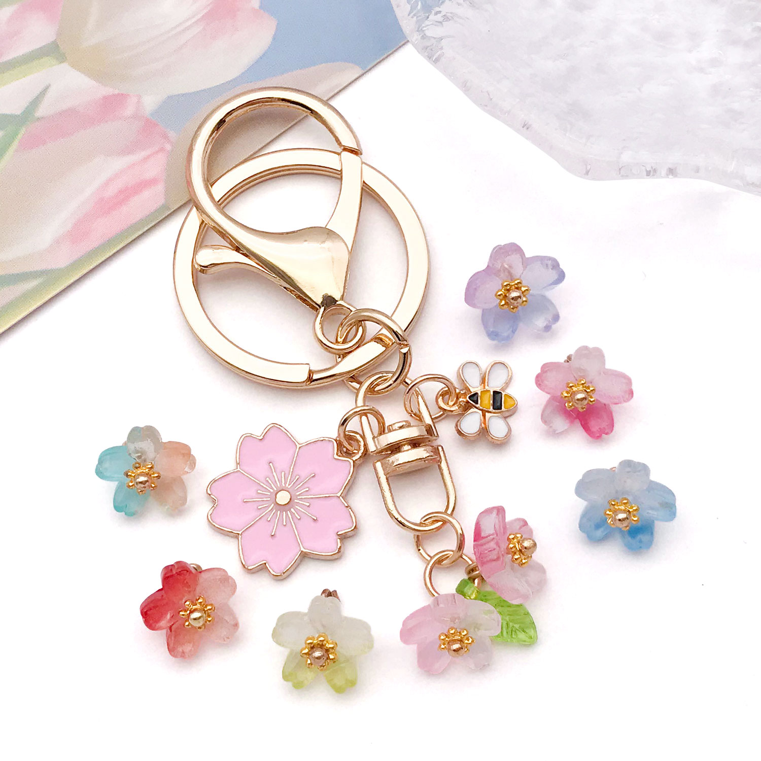 10/20 Buah Liontin Bunga Sakur - Ethnic Modern Fashion ulasan dan harga
