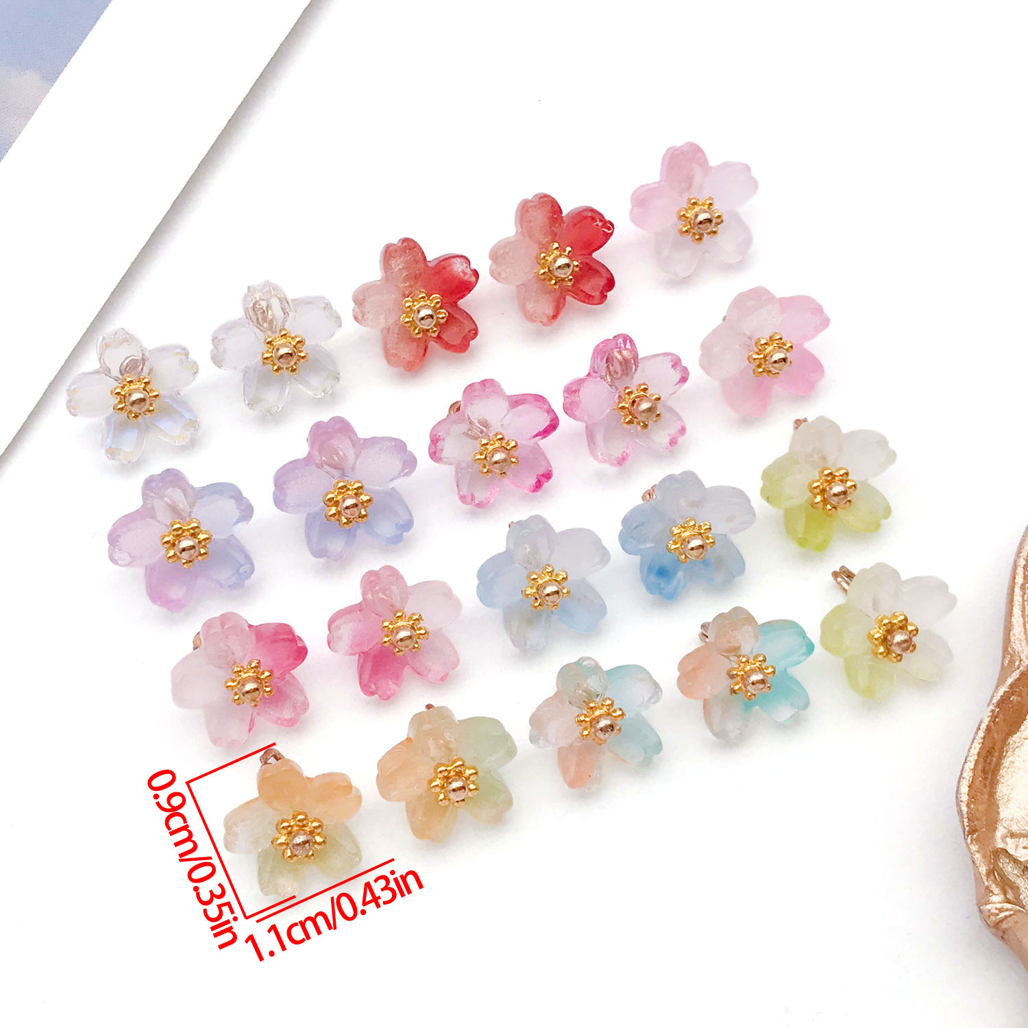 10/20 Buah Liontin Bunga Sakur - Ethnic Modern Fashion ulasan dan harga